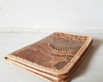 Vintage Snakeskin Wallet