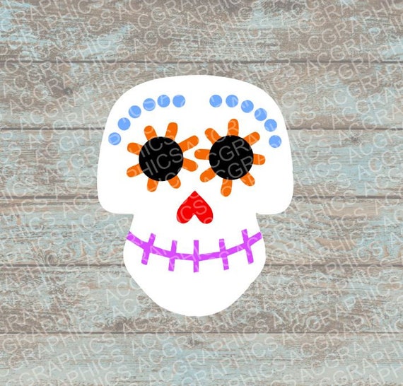 Coco Skull SVG DXF JPEG and Studio Downloads