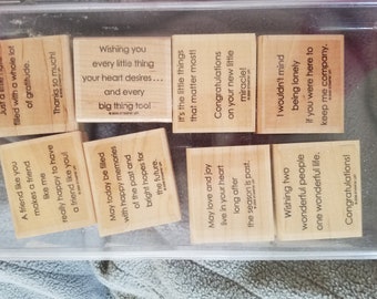 Stampin' Up In My Thoughts set of 8