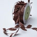 Jumbo Leaf Ribbon - Rust - 1.5 inch - You Choose Yards