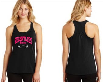 Relentless racer back tank