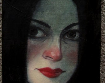 Original Oil Painting "They Could Not Hide Her Away" by Amy Abshier Reyes