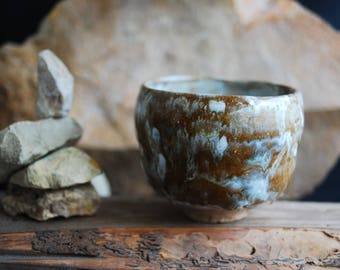 Big ceramic chawan teabowl for tea ceremony