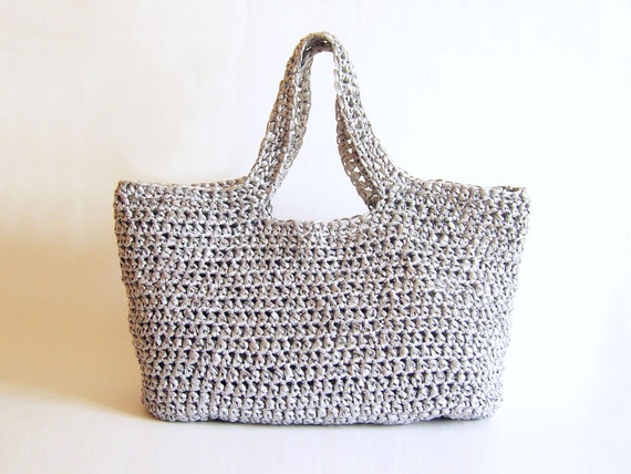 Crochet pattern for basic bag 3. Easy level in one piece in