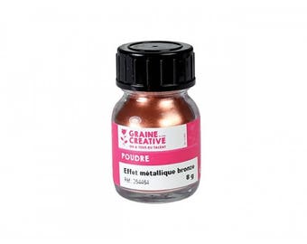 Metallic effect powder bronze 8 grams