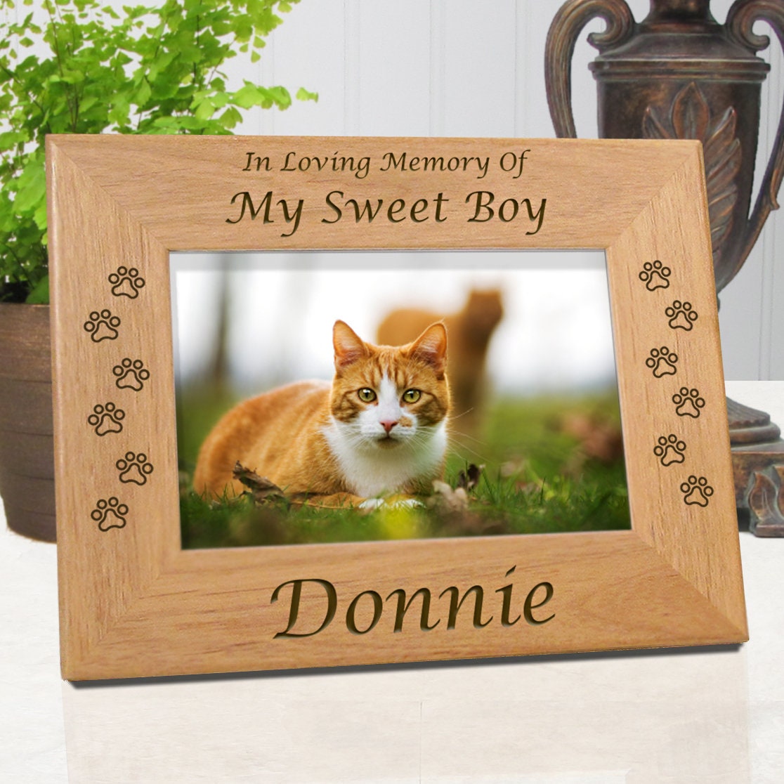 Cat Sympathy Gift In Loving Memory Of My Sweet Boy ..or..