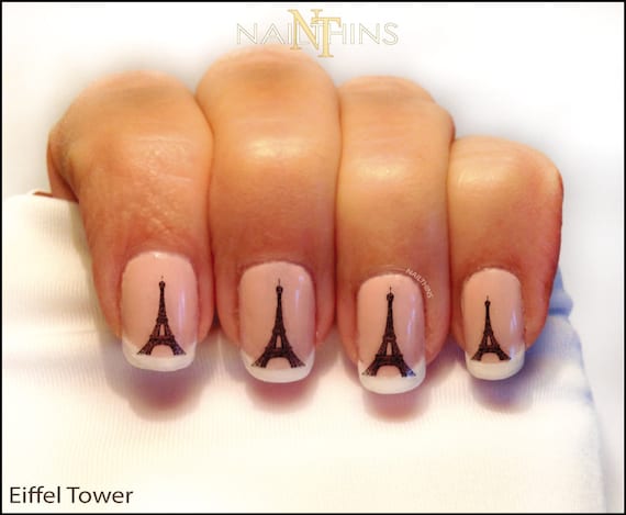 Eiffel Tower Nail Decal Paris Nail Art Eiffel Nail Wrap Design Eiffel Tower Nail Decal Paris nail art Eiffel nail wrap design by NAILTHINS - Eiffel Tower Nail Decal Paris Nail Art Eiffel Nail Wrap Design
