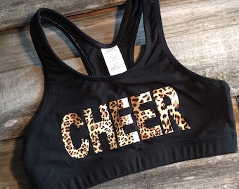 Cheer Sports Bra, Top Seller, Custom Sports Bra, Youth Sports Bra, Practice Wear