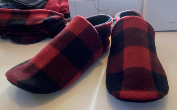 Buffalo Plaid: Men's Slippers 7/8 Buffalo Plaid: Men's Slippers 7/8