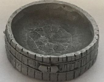 Pewter miniature bowl