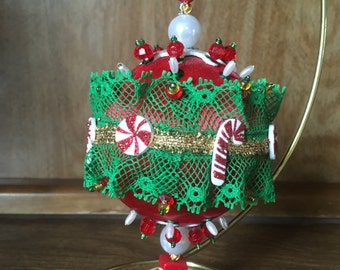 Candy Cane Christmas Ornament