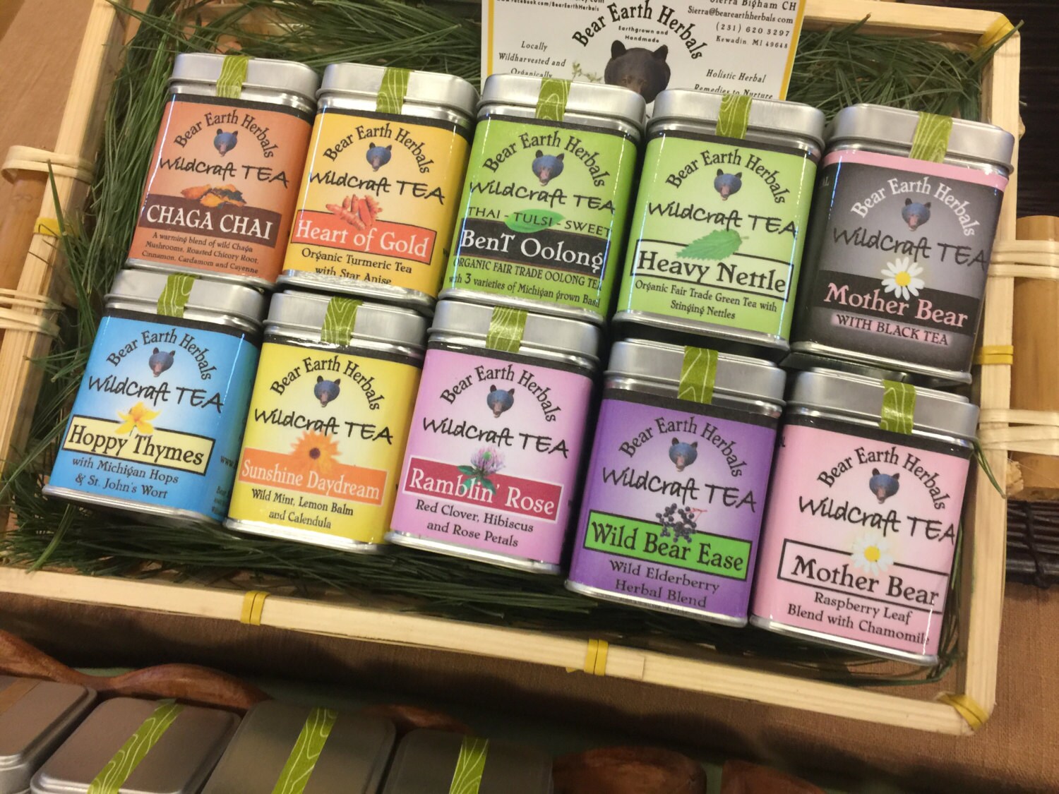 Herbal Tea Sample Set 10 Herbal Loose Leaf Teas