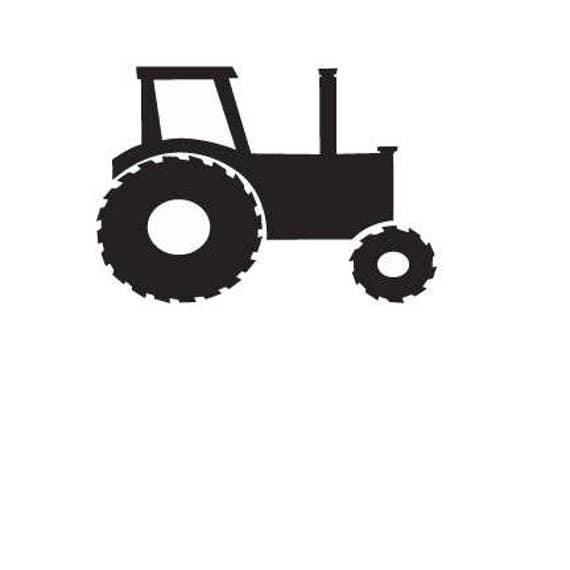 Download Tractor SVG outline laptop cup decal SVG Digital Download