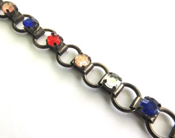 Fruit Salad Rhinestone Bracelet