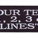 Large Rectangular Black 5" to 9" inches Custom Embroidered Name Tag Patch