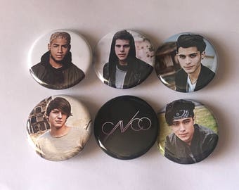 1.25" CNCO Pinback Pack Pins Buttons Badges Joel Chris Richard Zabdiel Erick