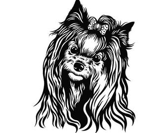 Wolf 2 Growling Wild Animal Dog Mascot Tattoo Logo .SVG .EPS