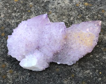 Frosty Amethyst Spirit Quartz Cluster