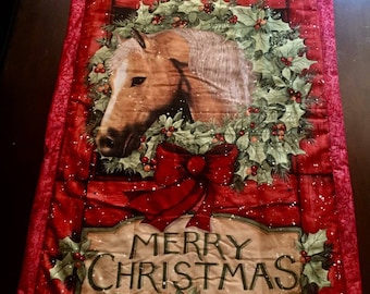 Christmas Horse wall hanging