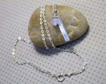 Sterling Silver Bar Necklace