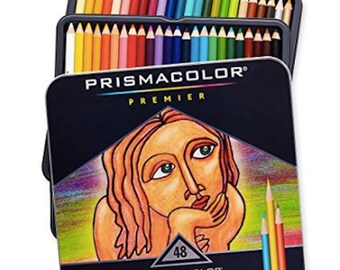 Prismacolor 48 Count Premier Colored Pencils Set Soft Core Gifts for Artist Gifts Coloring