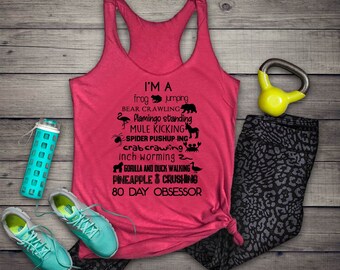 Cardio Flow // 80 Day Obsession // Beach Body // Exercise // Pineapple Shirt // Workout Top // Beachbody Coach