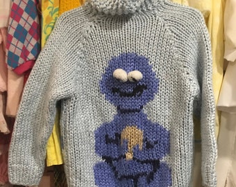 Cookie Monster Cardigan Kids 4/5