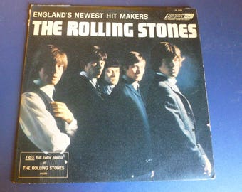 On Sale Vintage The Rolling Stones Vinyl Record LL 3375 London ffrr "Made in England " Label , without color photo, 1964 Very Rare