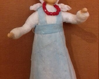 Christmas Spun cotton ornament "Girl-2"