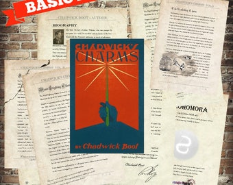 DIGITAL PRINT Chadwick's Charms - Vol. 1,2,3 - Fantastic Beasts Newt Scamander Ilvermorny Harry Potter Printable Spell Books Basic Pack