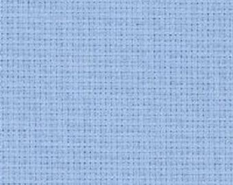 Aida, 14 count Sky Blue Aida from Zweigart 74 x 50 cms, fabric for cross stitch, 148 x 50 cm, cross stitch fabric