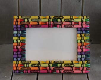 Teacher Gift | Teacher Appreciation Gifts | Teacher Frame | Crayon Teacher Gift | Gifts For Teacher Appreciation Day | Crayon Picture Frame