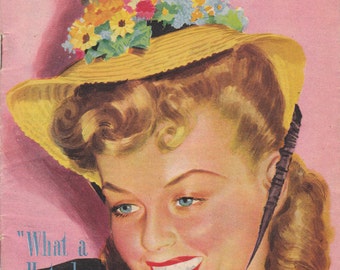 Vintage 1940s UK womans magazine Home Notes 1948