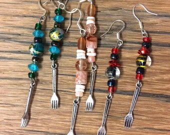 Fork Earrings from Forks, WA