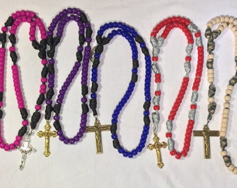 paracord catholic rosary - rosary, paracord Rosary, unbreakable Rosary - Handmade