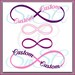 Infinity Circle SVG Split Custom Name Date Number Ribbon Frame Border Beach Grad Mom Welcome Home Ball Life Mom Forever Friend 2 Love 2018.