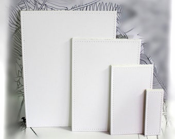 Accessory- Stiched Cardstock (total of 16)