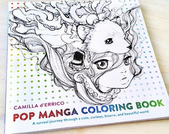 Pop Manga Coloring Book