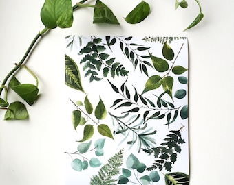 Botanical pattern print