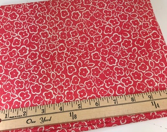 Red Posy, Red Flowers, Katie Jump Rope, Denyse Schmidt, Free Spirit Fabrics, 1 Yard