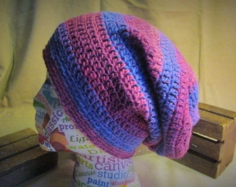 Slouchy Beret, Slouchy Hat, Tam Hat, Slouchy Beanie, Winter Hat, Crochet Beanie, Festival Wear