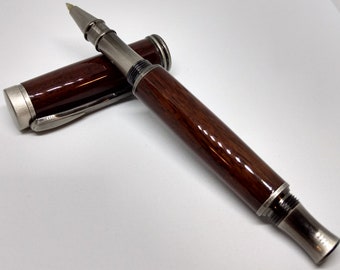 Honduras Rosewood Modesto in Antique Silver