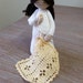 Crochet Pattern. Mother-to-be. EVE Pregnant Mother with baby blanket. Link to Call the midwife Pattern