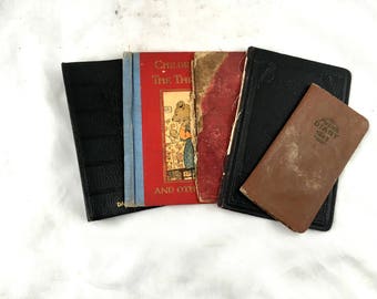 Old Book Covers. Vintage Embossed Book Boards. Smash Book, Crafts, Notebook Making, Upcycle, Scrapbook, Journal Covers. Book Making Supplies
