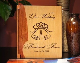 Design's 'Wedding Bells' Large Personalized Wedding Album with Design & Font Selection (Holds 200 - 4 x 6 Photographs)