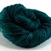 Green Hand-dyed Worsted Weight Yarn, hand dyed merino wool shawl yarn, sock yarn - Evergreen