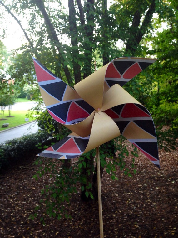 12 Custom Geometric Pinwheels