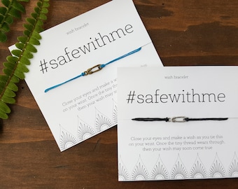 Safety Pin Bracelet, SafeWithMe, Tolerance Bracelet, Equality Jewelry, ACLU Donation, Silver or Brass Safety Pin Bracelet, wish bracelet