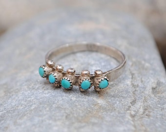 Native american ring - Turquoise ring - Vintage ring - Boho ring - Navajo ring - Native american jewelry - Vintage jewelry
