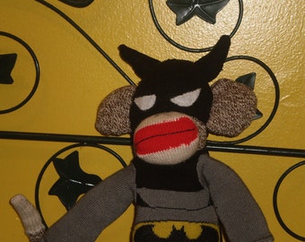 red heel sock monkey Batman
